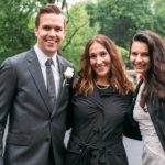 Wedding Planner Jennifer Schoenfeld with Wedding Couple