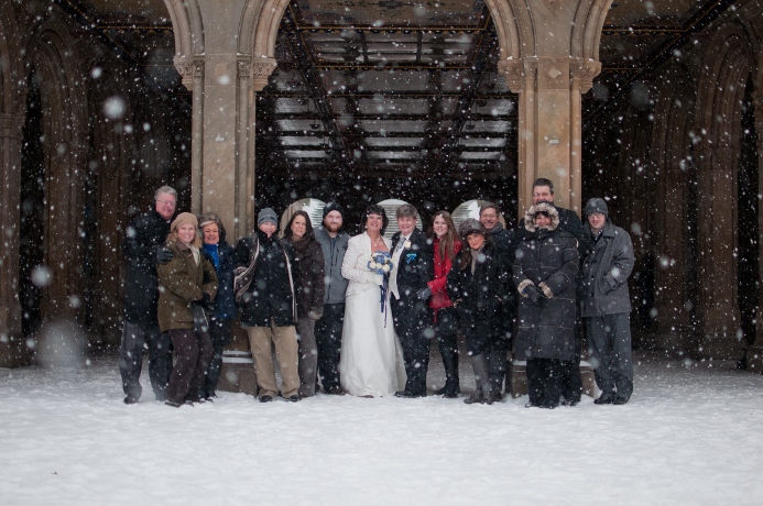 winter-wedding-central-park-bethesda-group-photo